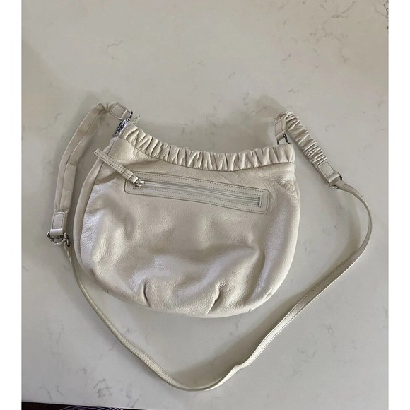 BRIGHTON Off-White Crossbody/Shoulder Leather Bag - Picture 7 of 16